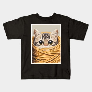 I Just Really Love Ramen - Cat Anime Kawaii japanese Kids T-Shirt